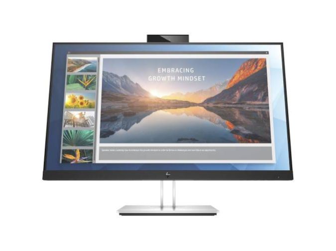 HP E24d G4 23.8" Full HD LED LCD Monitor - 16:9 - Black, Silver